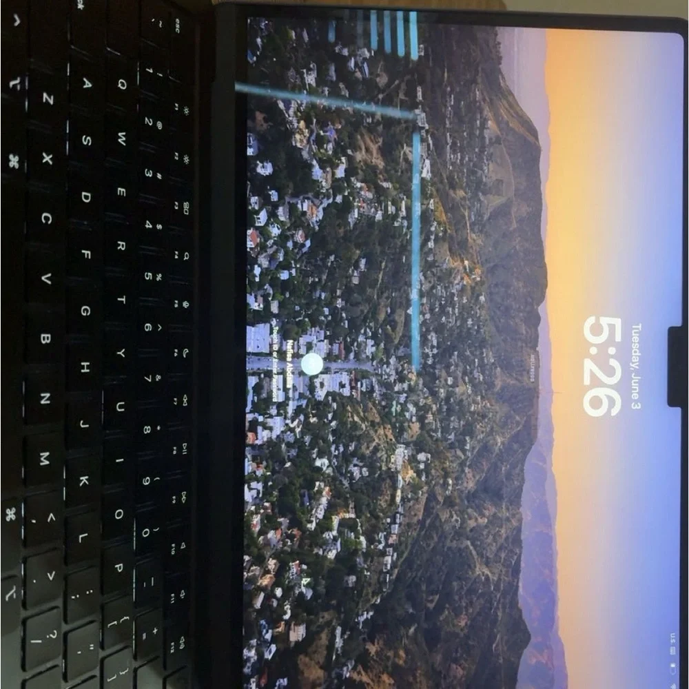 Apple MacBook with Black Keyboard